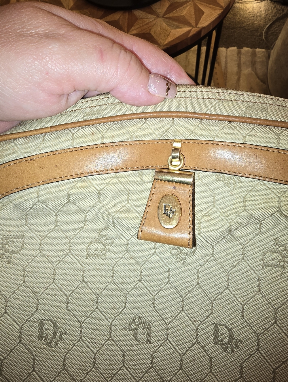 Vintage Christian Dior Honeycomb Bag - Picture 2 of 15